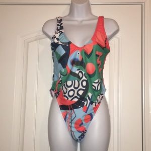 One piece bathing suit